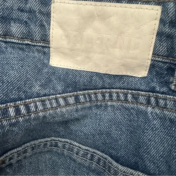 GRLFRND The Karolina High Rise Straight Crop Jeans Size 26 - Picture 8 of 11